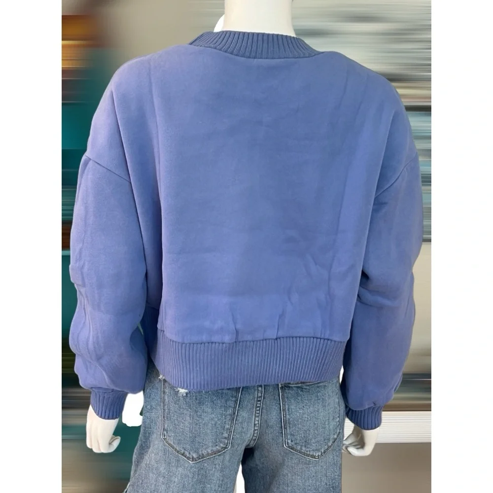 PEACH LOVE CALIFORNIA Let it snow sequin pull over S M L - Picture 7 of 7